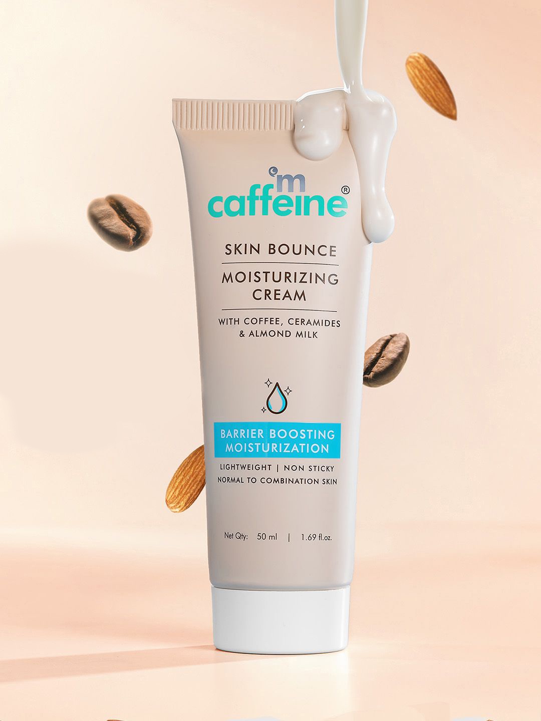 

MCaffeine Skin Bounce Moisturizing Cream- 50ml, White