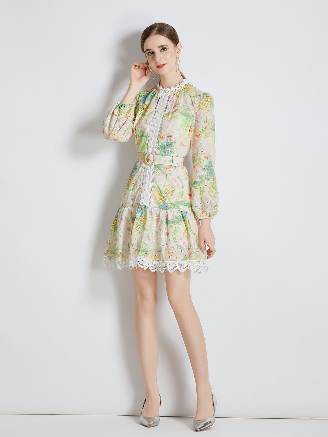 

JC Collection Women Floral Print Fit & Flare Dress, Yellow