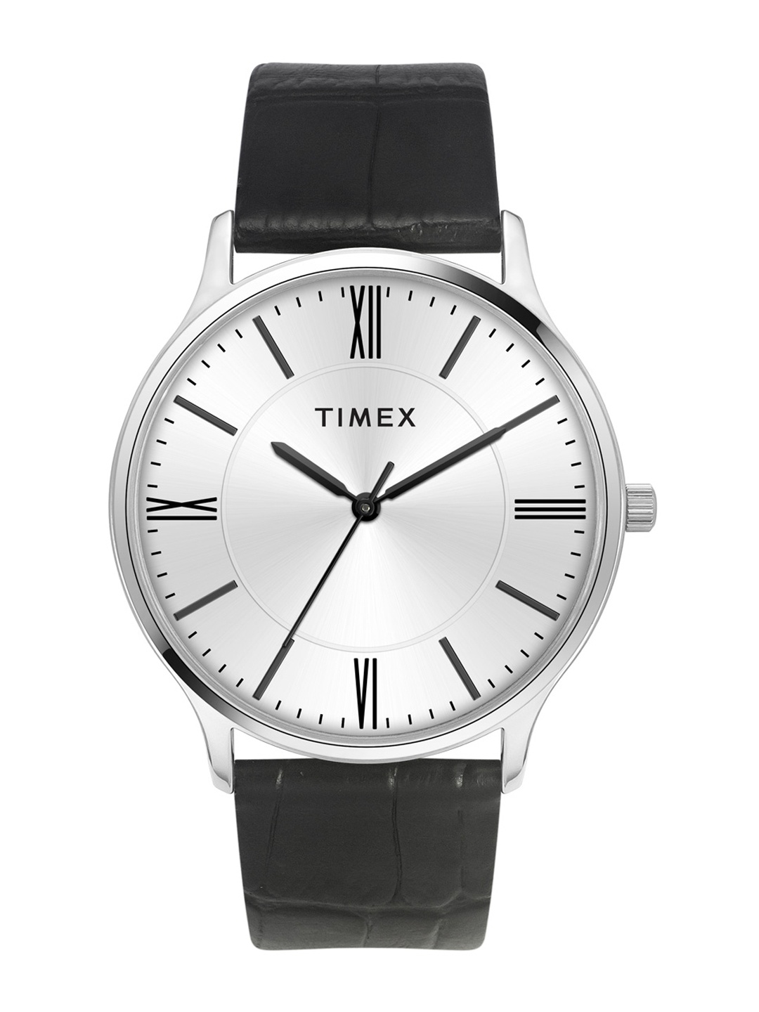 

Timex Men Dial & Leather Straps Analogue Watch - TWTG105SMU05, Silver