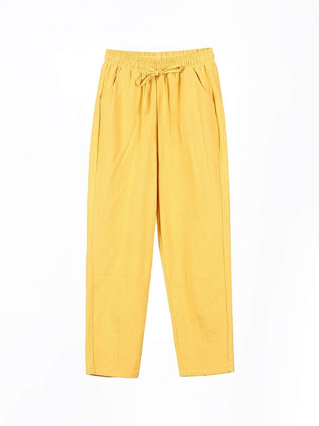 

StyleCast Women Relaxed Loose Fit Trousers, Yellow