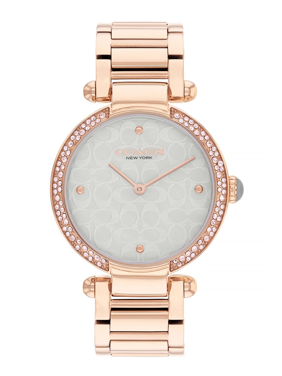 

Coach Women Cary Mother of Pearl Bracelet Style Analogue Watch 14504184, Grey