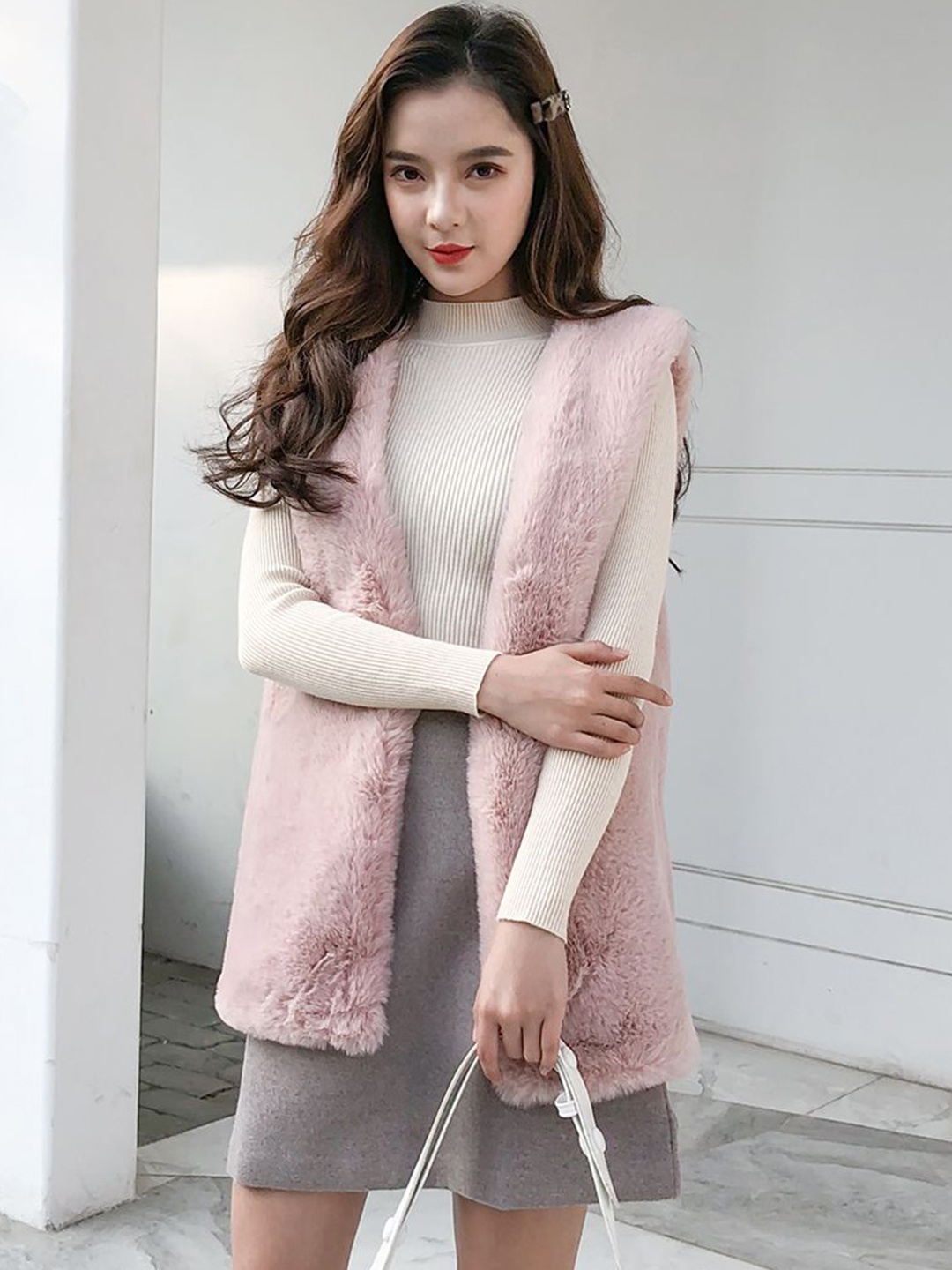 

JC Mode Front Open Overcoats, Pink