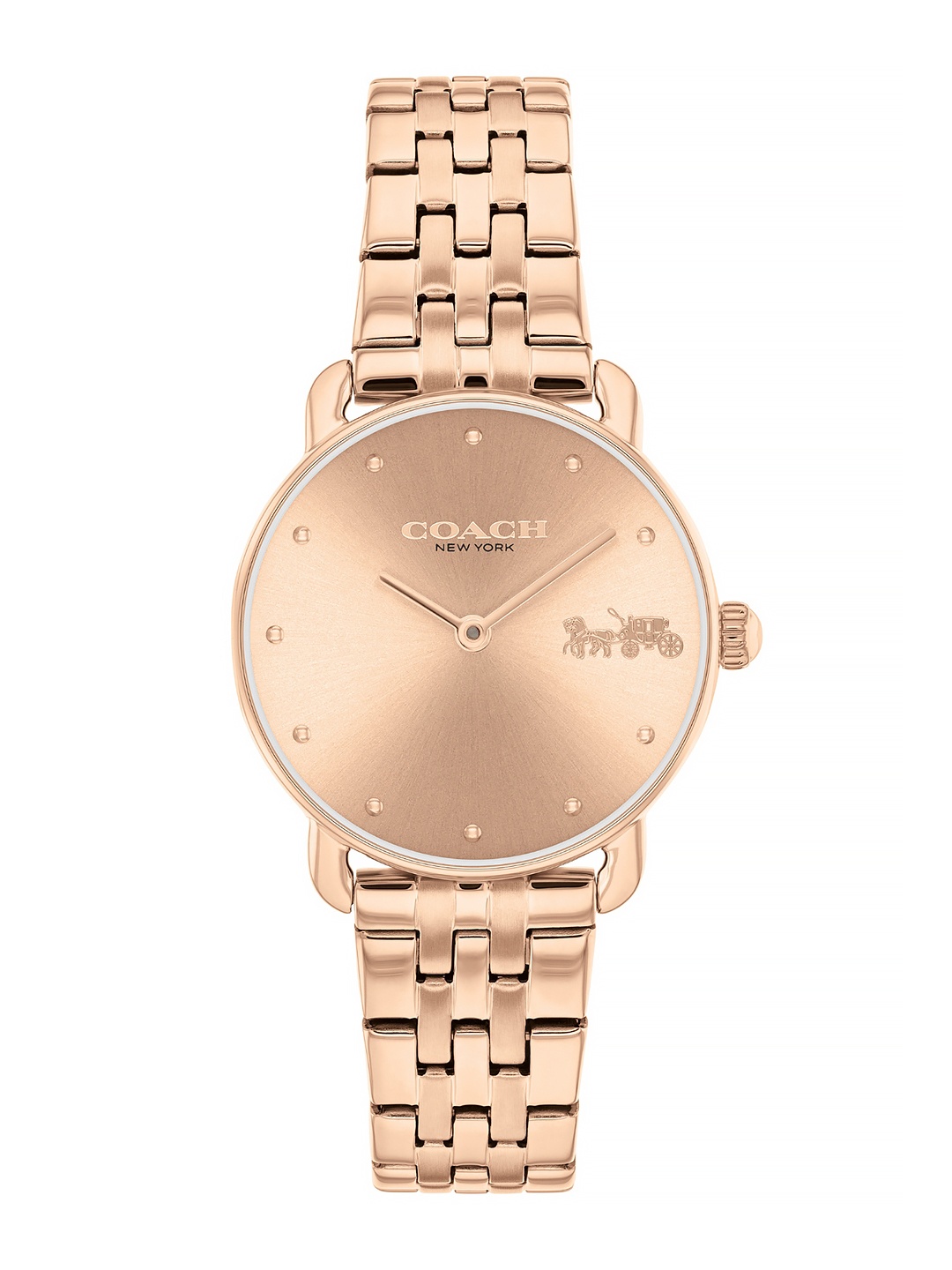 

Coach Women Elliot Bracelet Style Analogue Watch 14504303, Rose gold