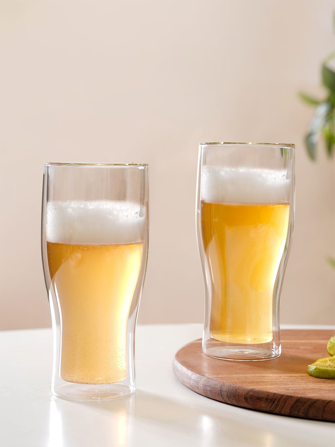 

Nestasia Transparent 2 Pieces Beer Glass 750ml