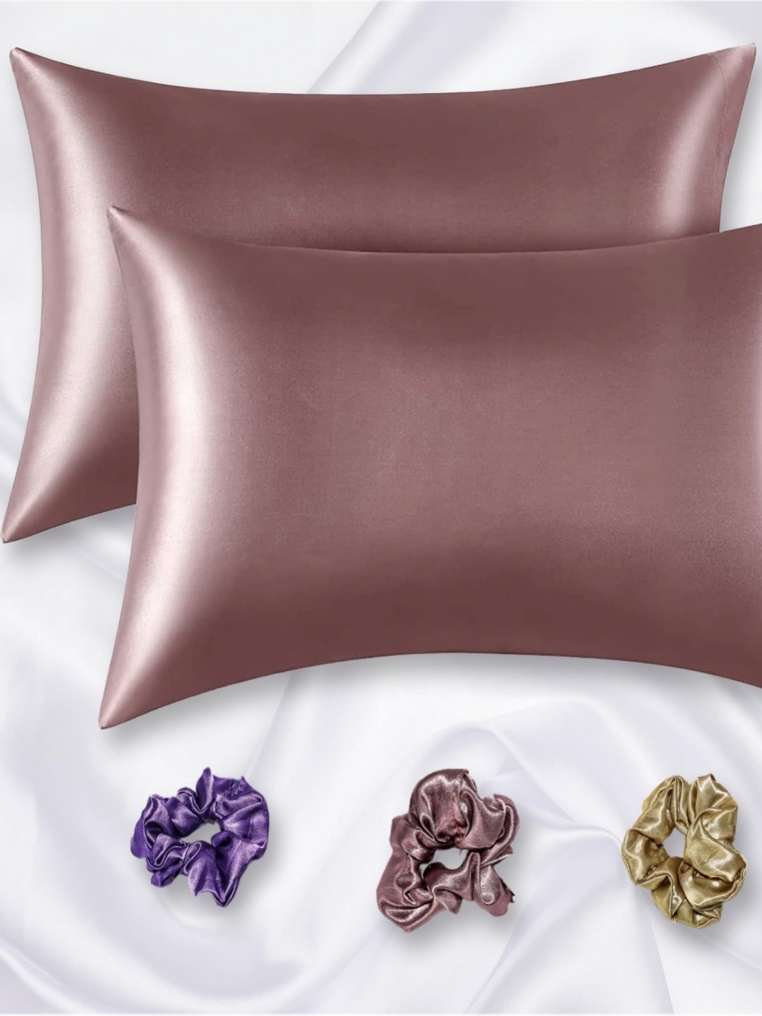 

Vendola Rose 2 Pieces Satin Rectangle Cushion Covers