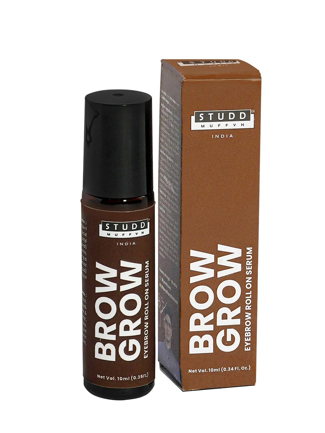 

Studd Muffyn Brow Grow Eyebrow Roll On Serum - 10 ml, Brown