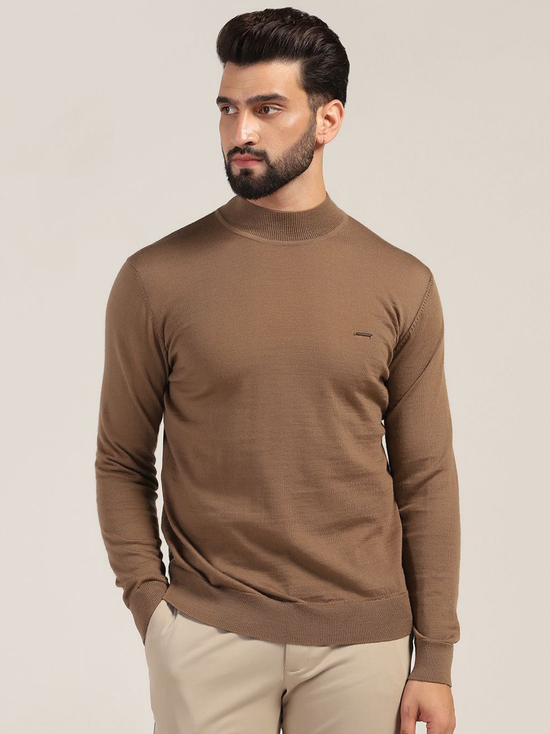 

Blackberrys Men Woollen Pullover, Brown