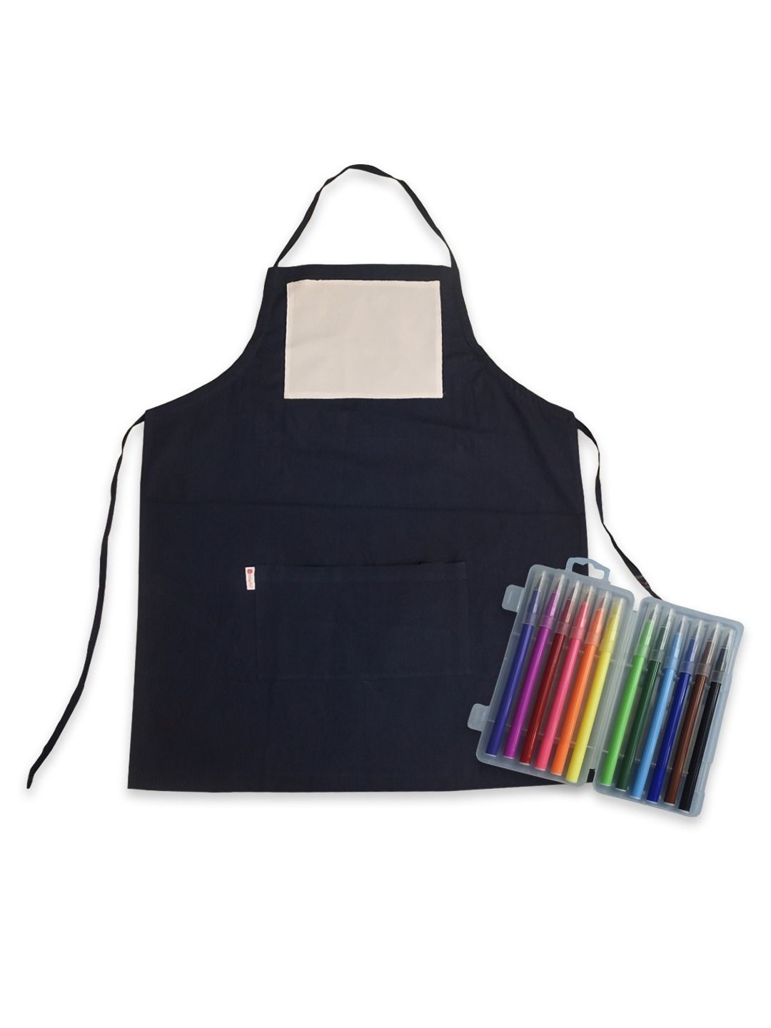 

Indigifts Kids Set Of 2 Magic Apron & Colour pen, Blue