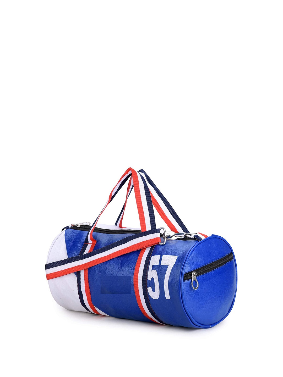 

GROUPERS Unisex Colourblocked Medium Foldable Sports Duffel Bag, Blue