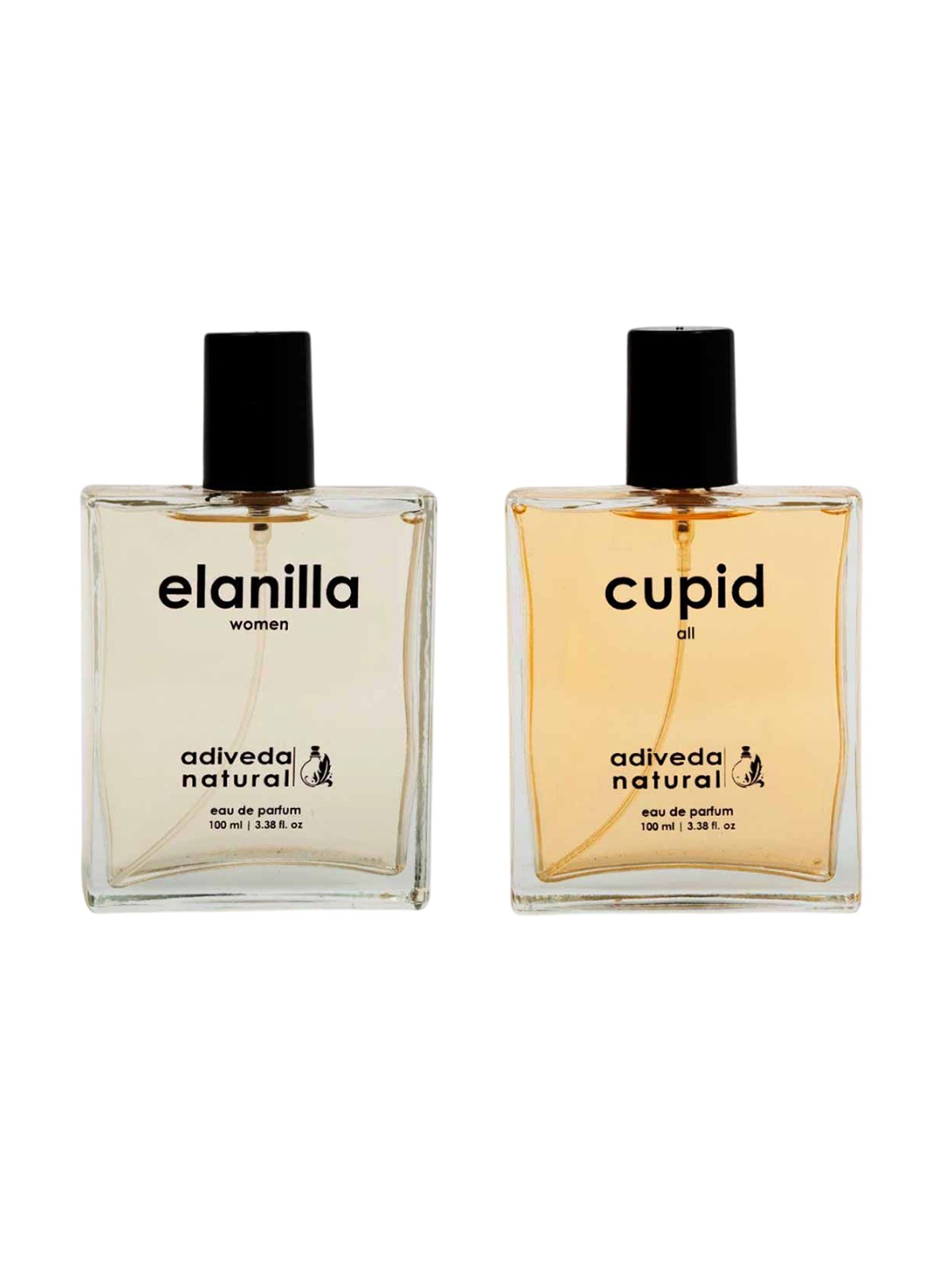 

Adiveda Natural Set Of 2 Elanilla & Cupid EDP 100 ml Each, Yellow