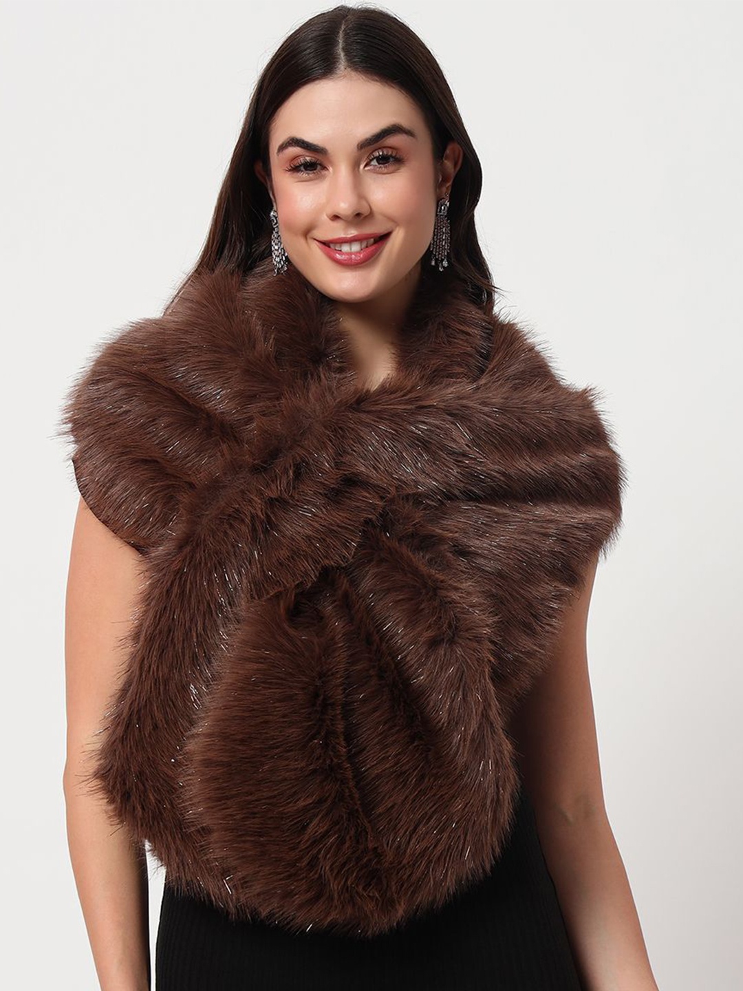 

Beau Design Women Scarf, Brown