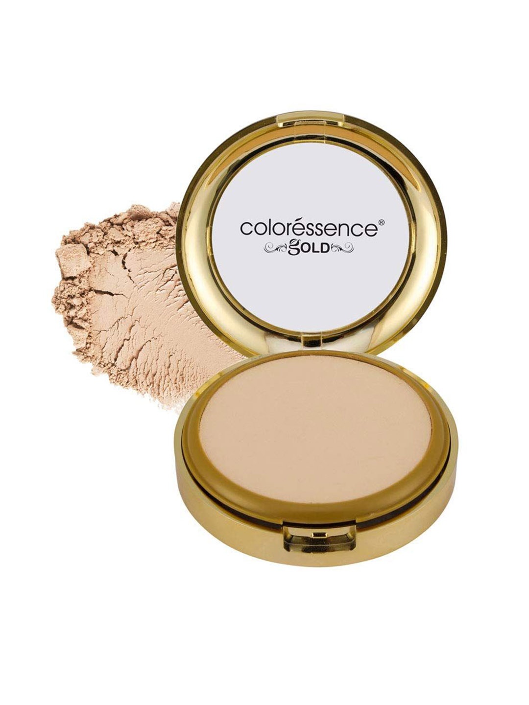 

Coloressence Gold Glitterati Compact Powder - 10gm - Natural Matte- GMP-06, Brown