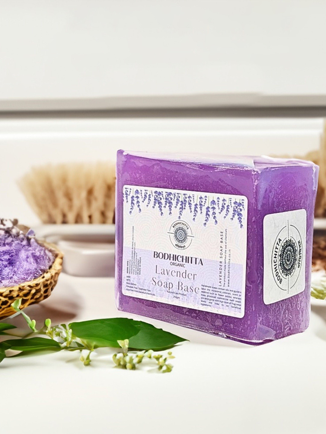

Bodhichitta Lavender Glycerin Soap Base 250 g, Purple