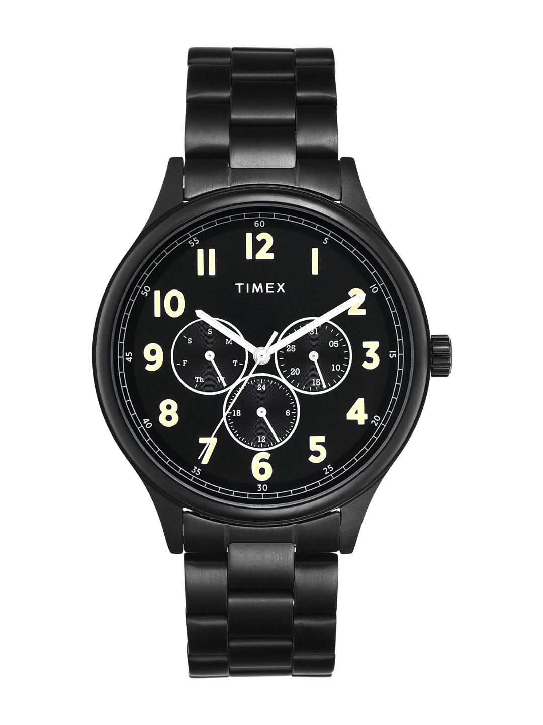 

Timex Men Bracelet Style Straps Analogue Multi Function Watch - TWEG184SMU23, Black