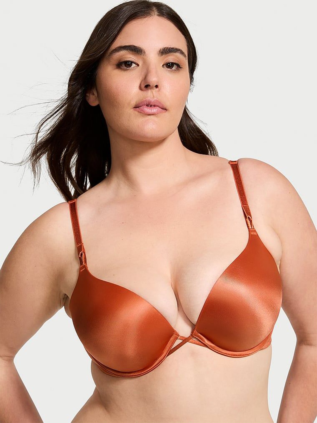 

Victoria's Secret Bra Medium Coverage Underwired Heavily Padded, Orange