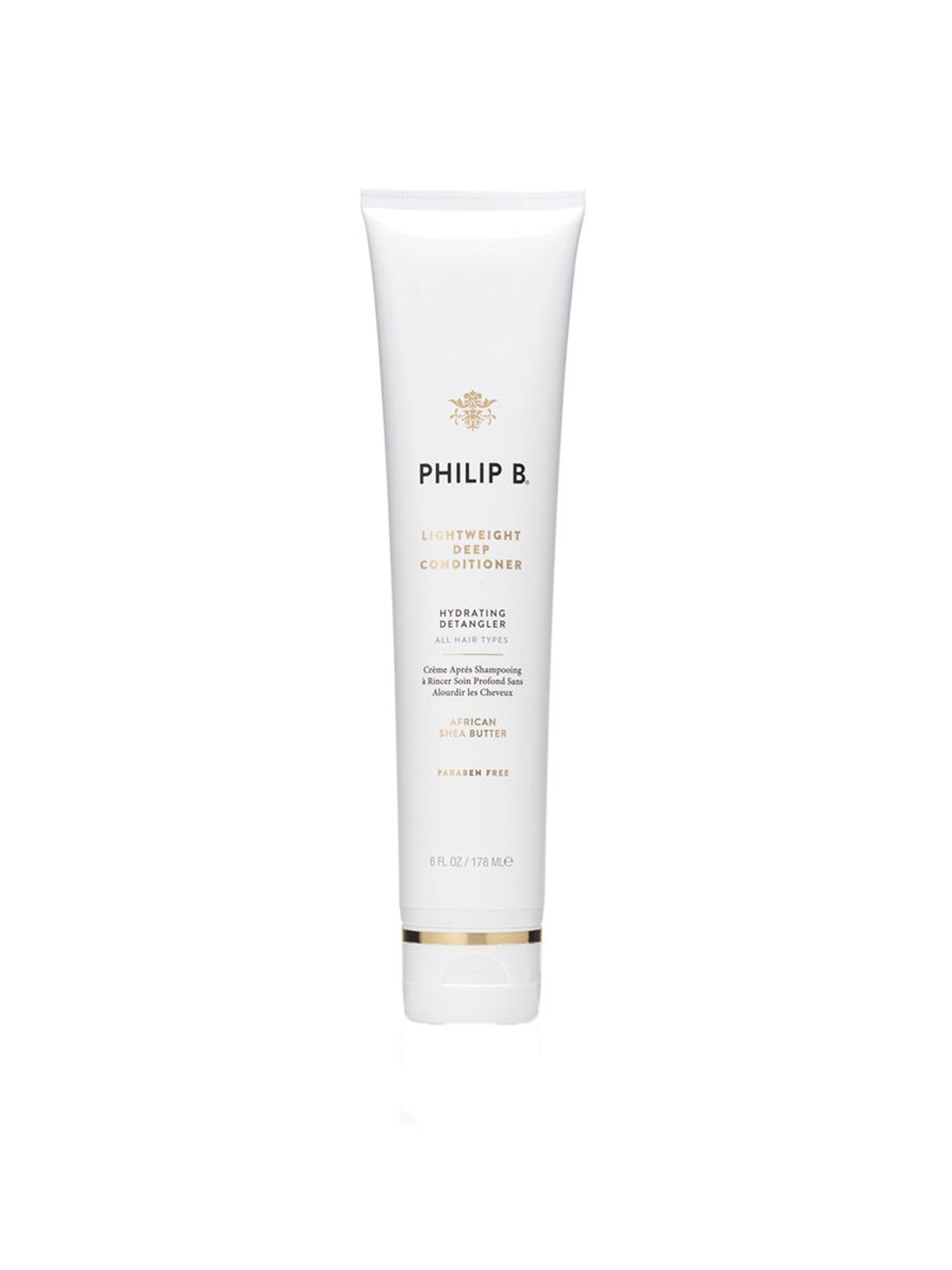 

Philip B Lightweight Deep Conditioner With African Shea Butter-178ml, White