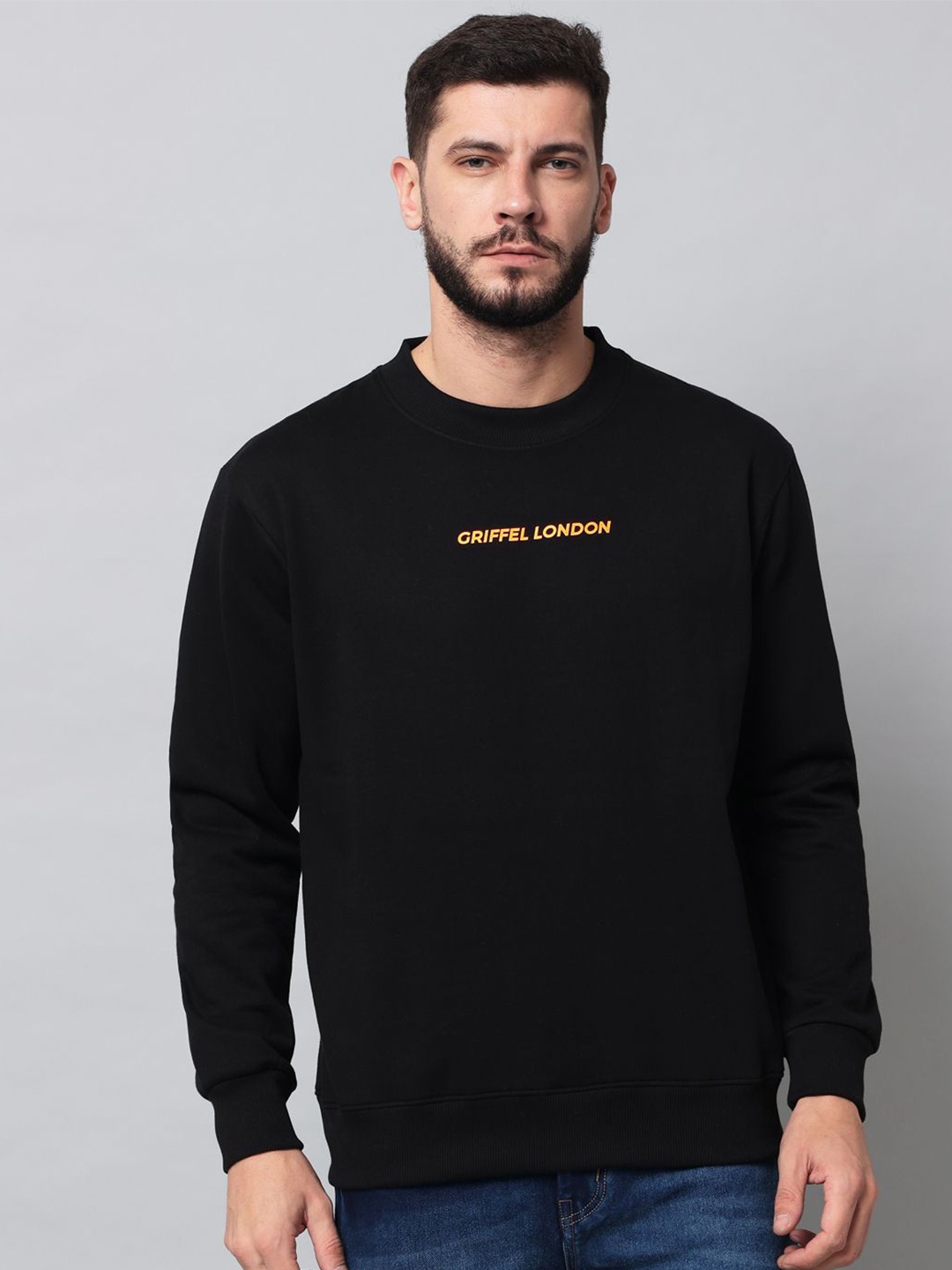 

GRIFFEL Men Sweatshirt, Black