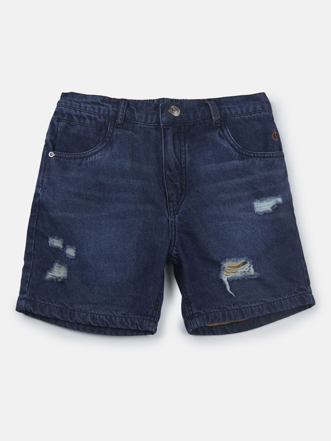 

Gini and Jony Boys Washed Denim Technology Regular Fit Shorts, Blue