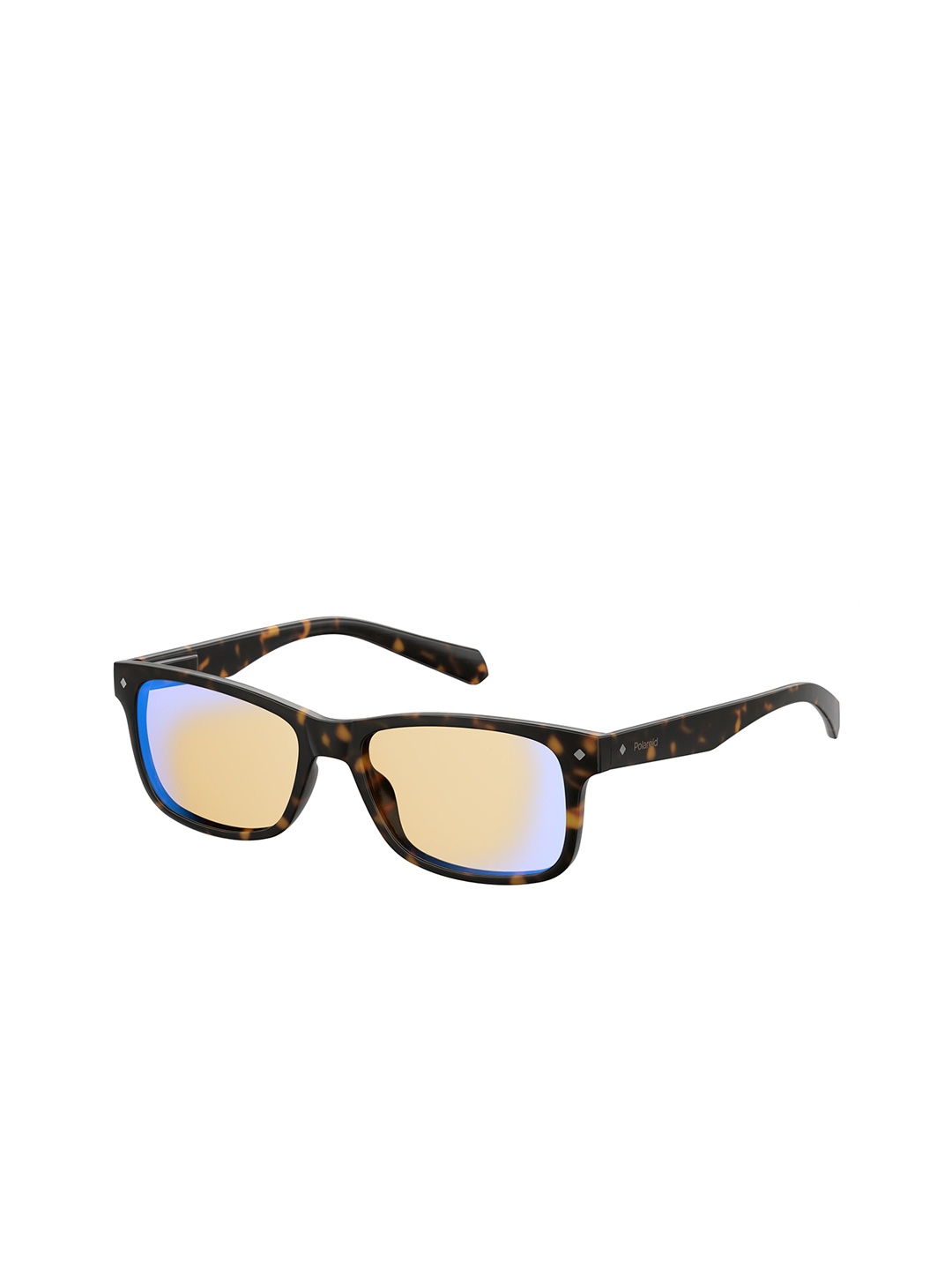 

Polaroid Unisex Square Sunglasses, Transparent