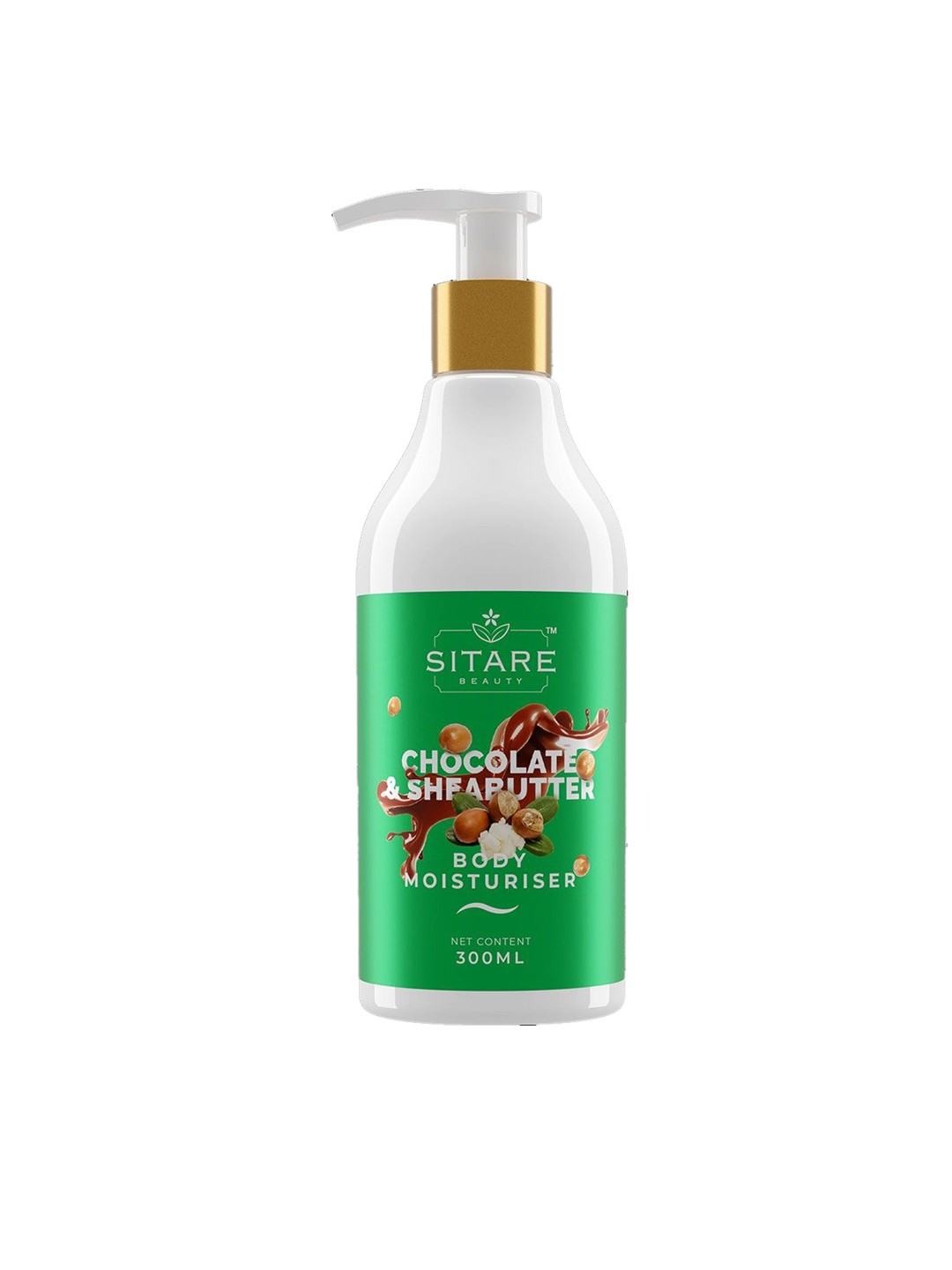 

Sitare Beauty Chocolate & Shea Butter Body Moisturizer 300 ml, Brown