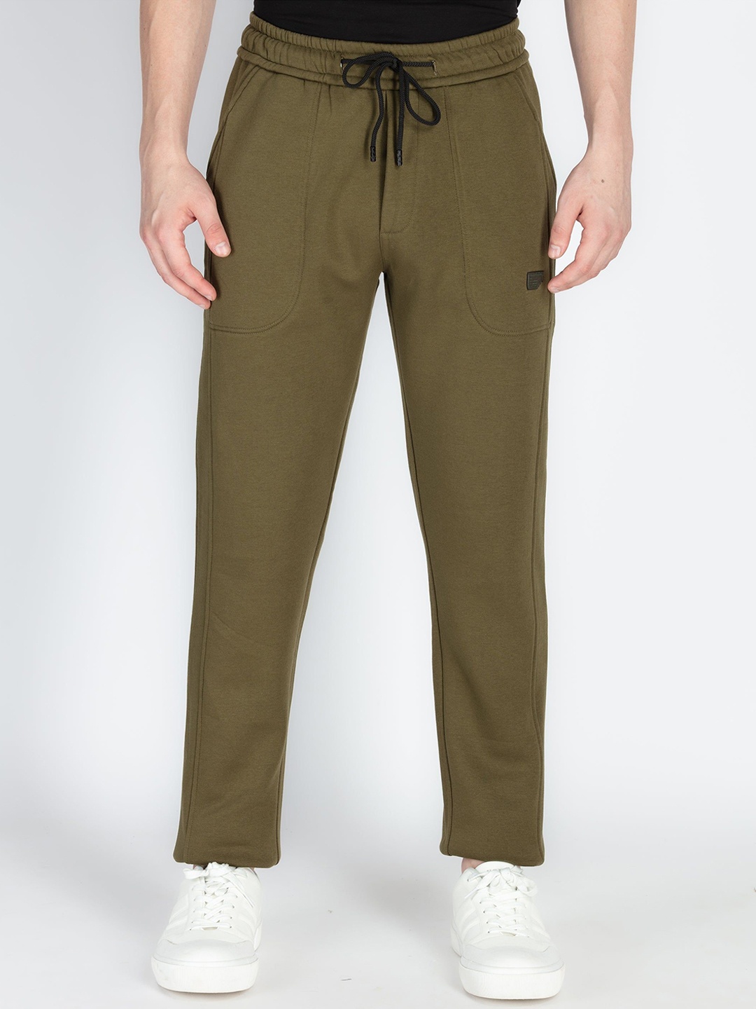 

Status Quo Men Mid-Rise Track Pant, Olive