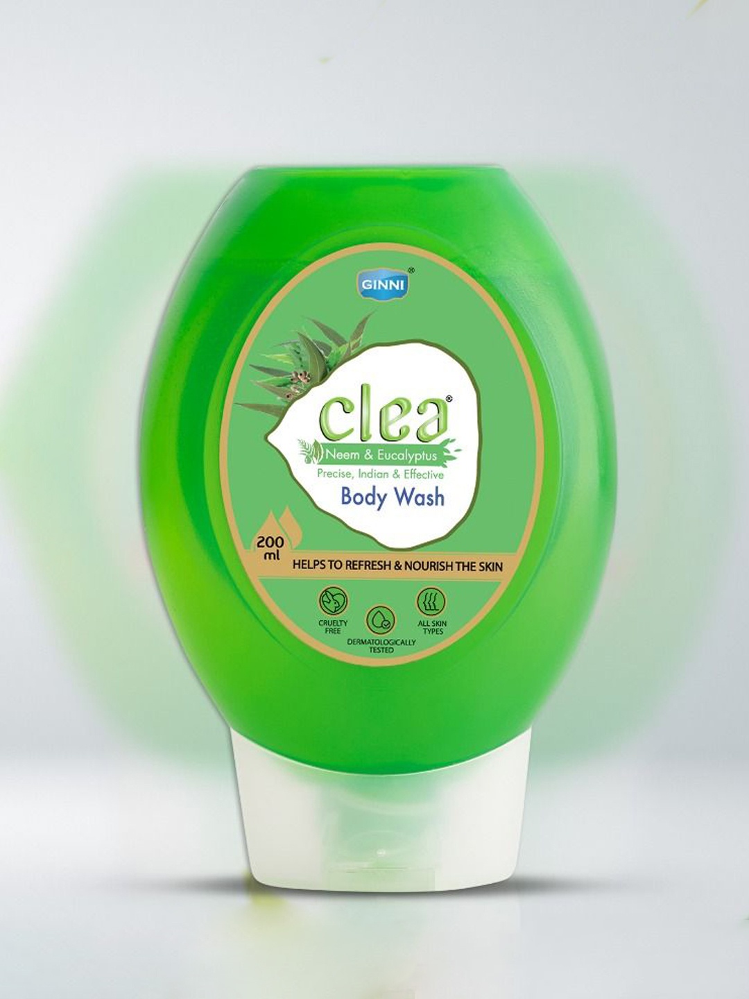 

Clea Set of 2 Neem & Eucalyptus Body Wash-200ml Each, Green