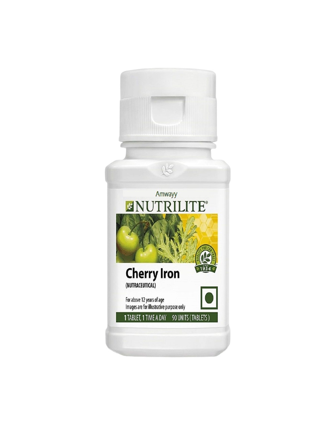 

Amwayy NUTRILITE Cherry Iron-90 Tablets, White