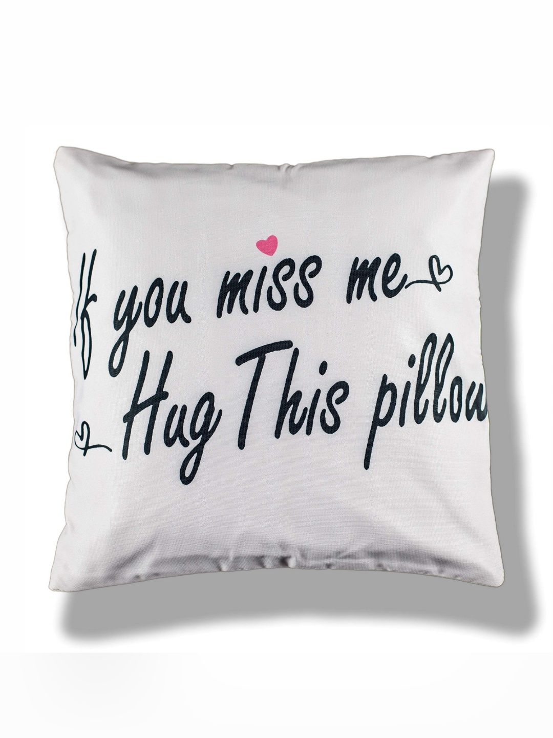 

Vendola White & Black Typography Square Cushion Cover