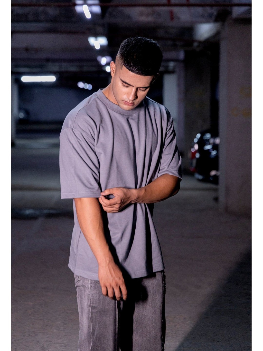 

Kranium Men Pockets T-shirt, Grey