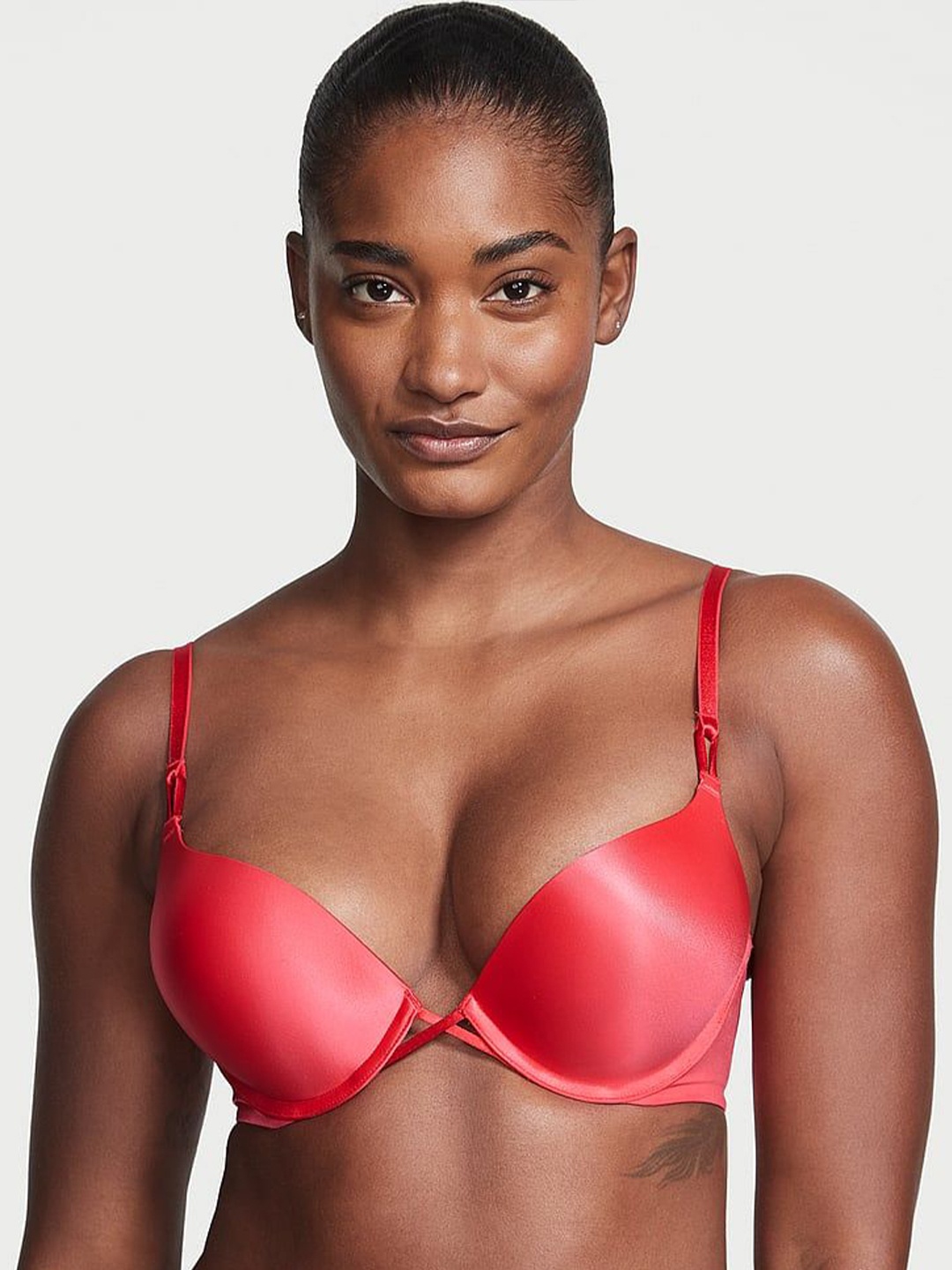 

Victoria's Secret Bra Medium Coverage Underwired Heavily Padded, Pink