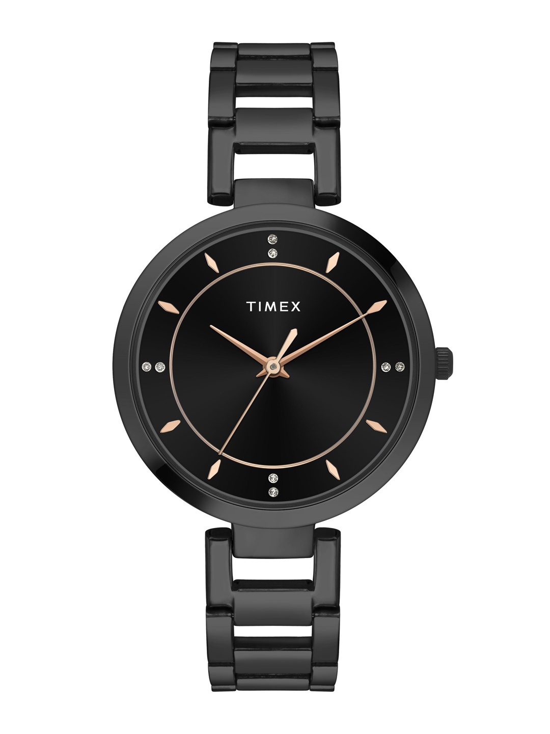 

Timex Women Bracelet Style Straps Analogue Watch TWEL107SMU14, Black