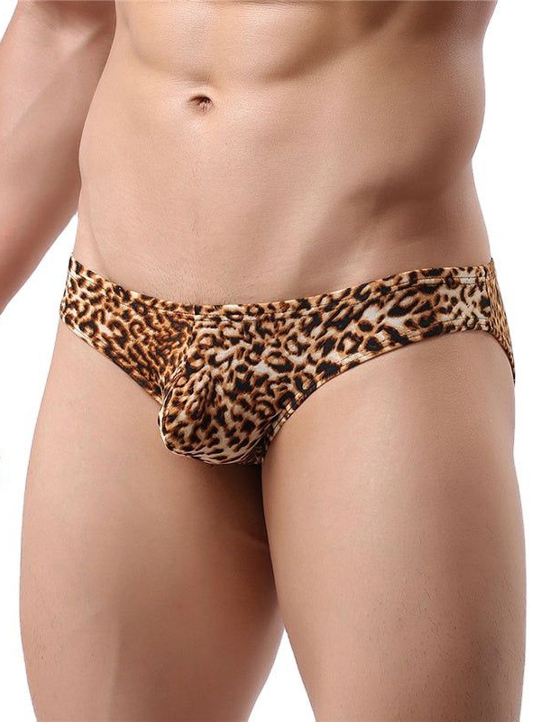

PANTEAZY Animal Printed Low Rise Brief KEV-LP-NM-S-YP, Brown