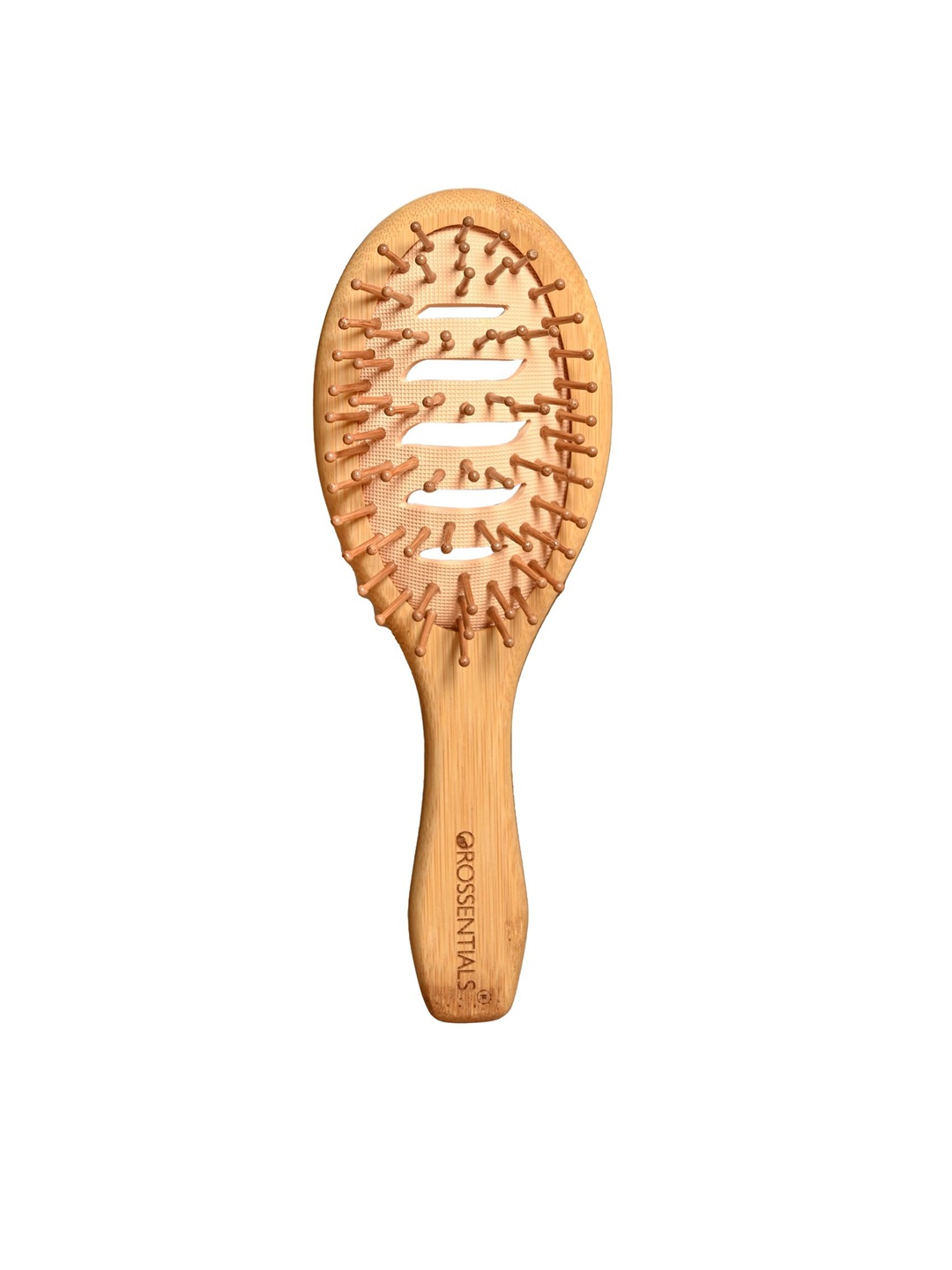 

OROSSENTIALS Wooden Bristle Vent Hair Brush, Brown