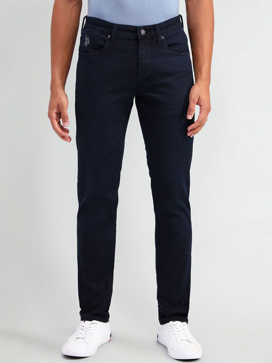 

U.S. Polo Assn. Denim Co. Men Slim Fit Stretchable Jeans, Blue
