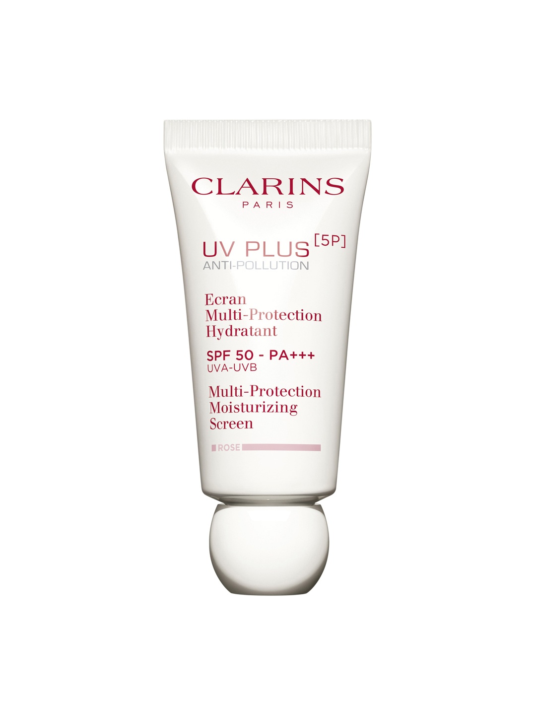 

CLARINS UV Plus [5P] Anti-Pollution SPF50 PA+++ Tinted Sunscreen 30ml - Rose, White