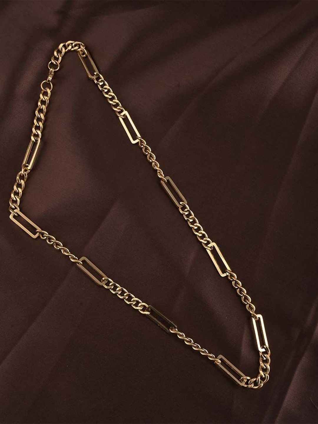 

PALMONAS Stainless Steel Gold-Plated Link Chain