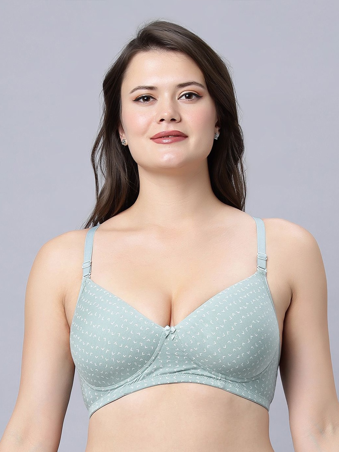 

In Care Floral Bra Full Coverage Heavily Padded, Green