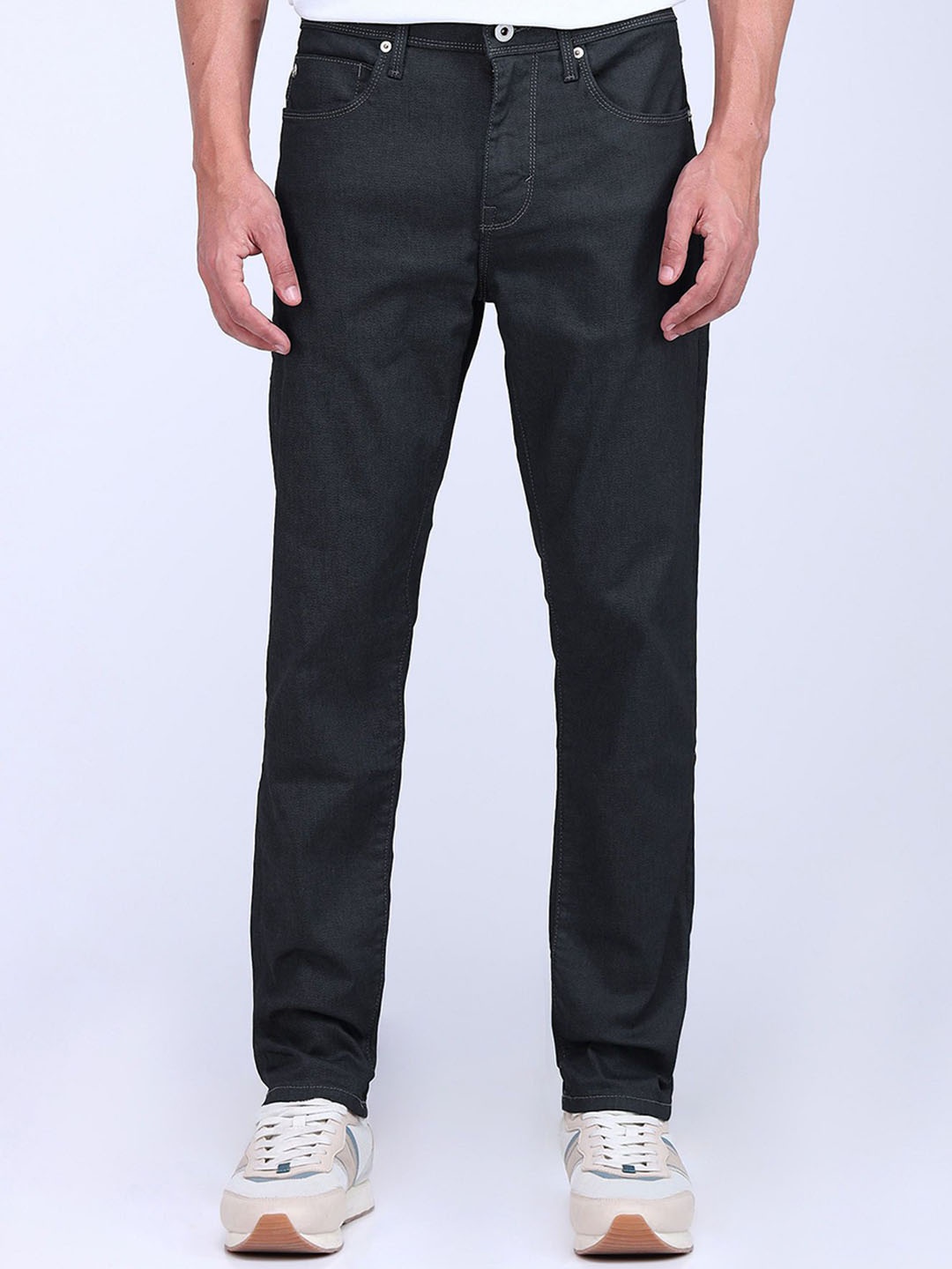 

Flying Machine Men Slim Fit Stretchable Cotton Jeans, Blue