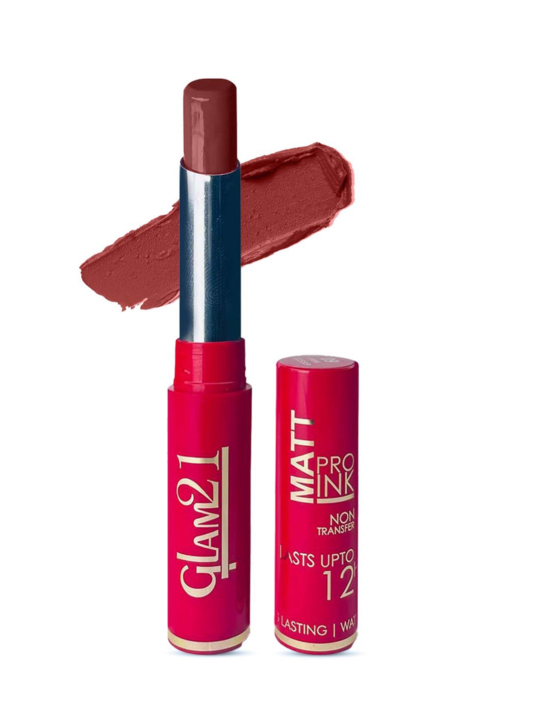 

GLAM21 Matte Pro Ink Non Transfer Lipstick 3g- Nude Charm-14