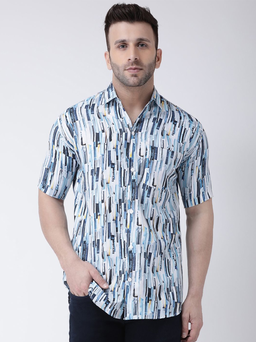 

KLOSET BY RIAG Men Classic Floral Opaque Printed Casual Shirt, Multi