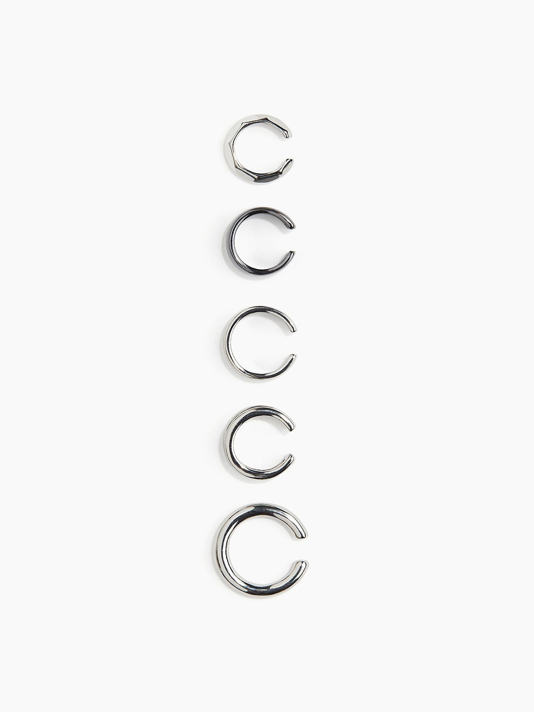 

H&M 5-Pack Ear Cuffs, Silver