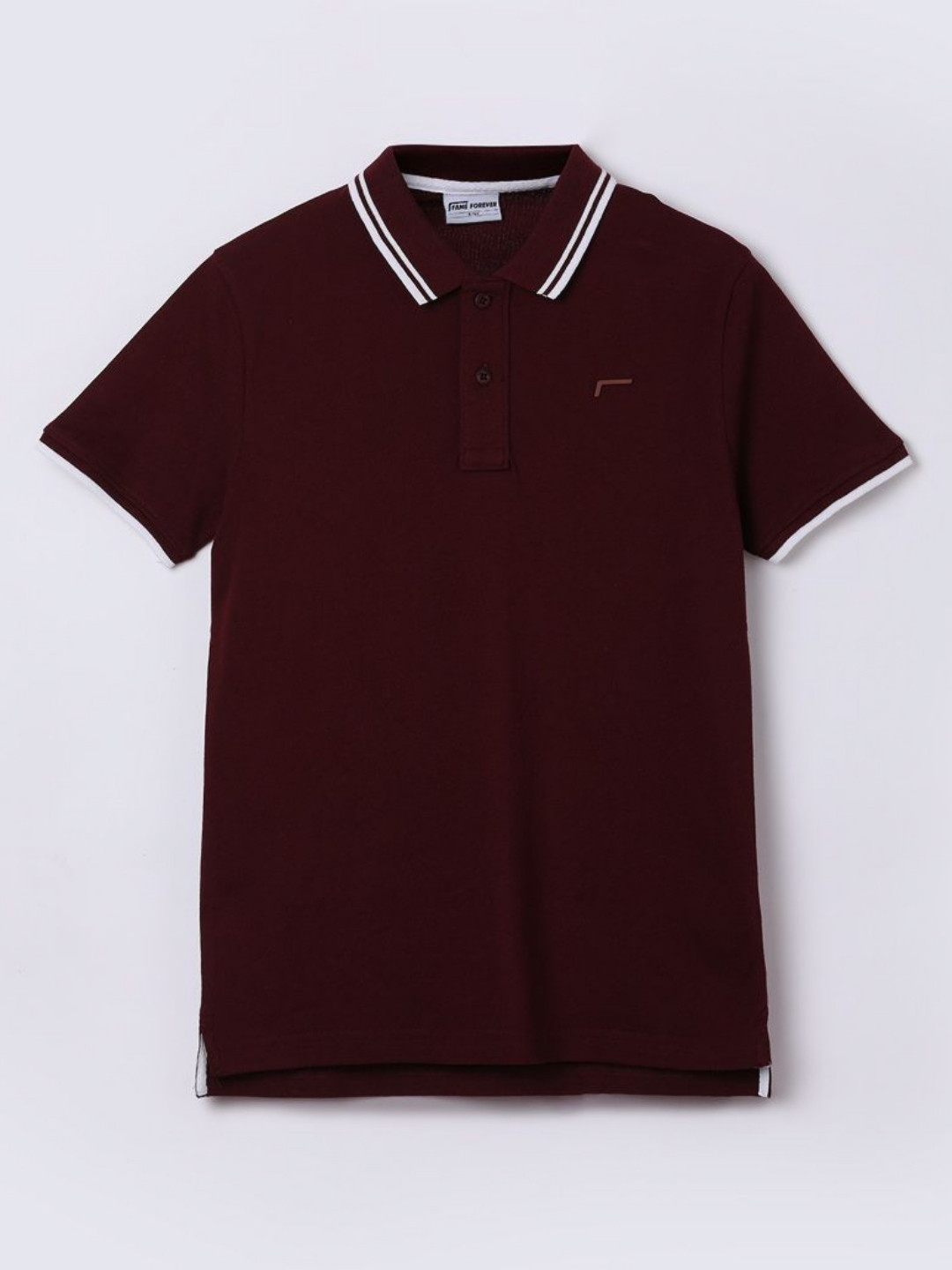 

Fame Forever by Lifestyle Boys Solid Polo Collar Cotton T-shirt, Red