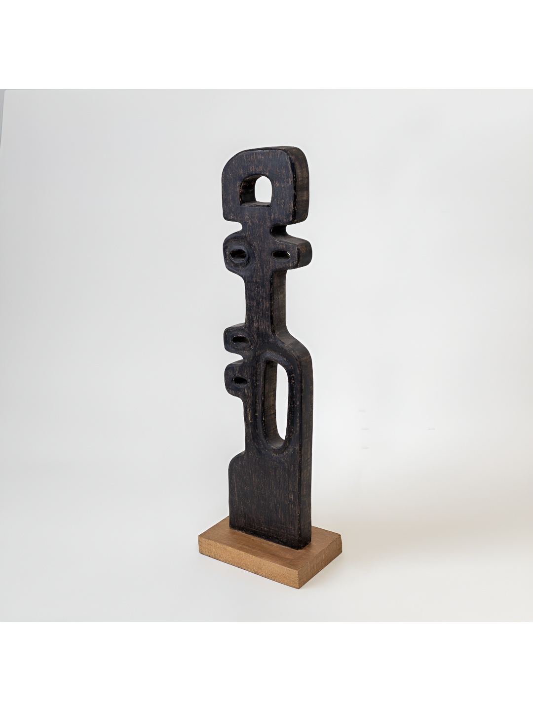 

KANIRY ARTISE OF NOVELTY Black Curio Wooden Showpiece
