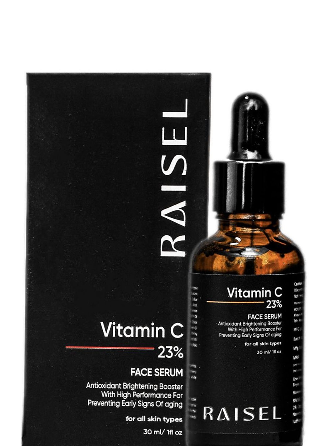 

RAISEL 23% Vitamin-C Face Serum- 30ml, Na