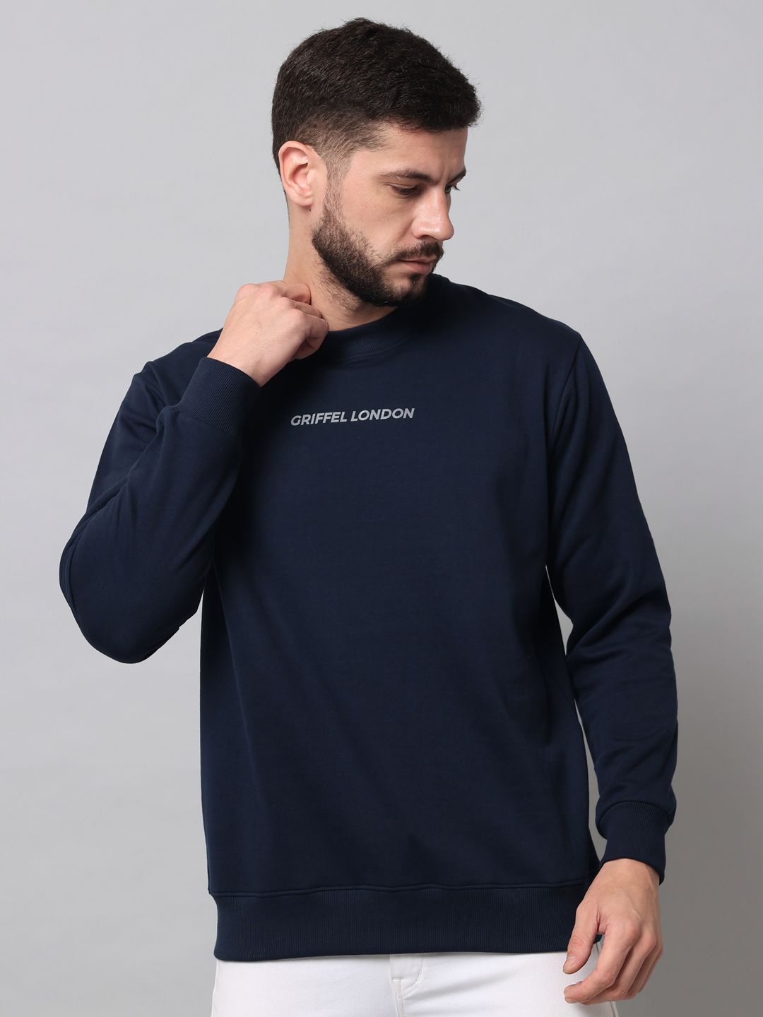 

GRIFFEL Men Sweatshirt, Navy blue
