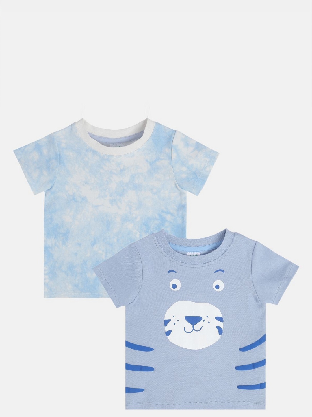 

MINI KLUB Boys Pack Of 2 Graphic Printed T-Shirt, Blue