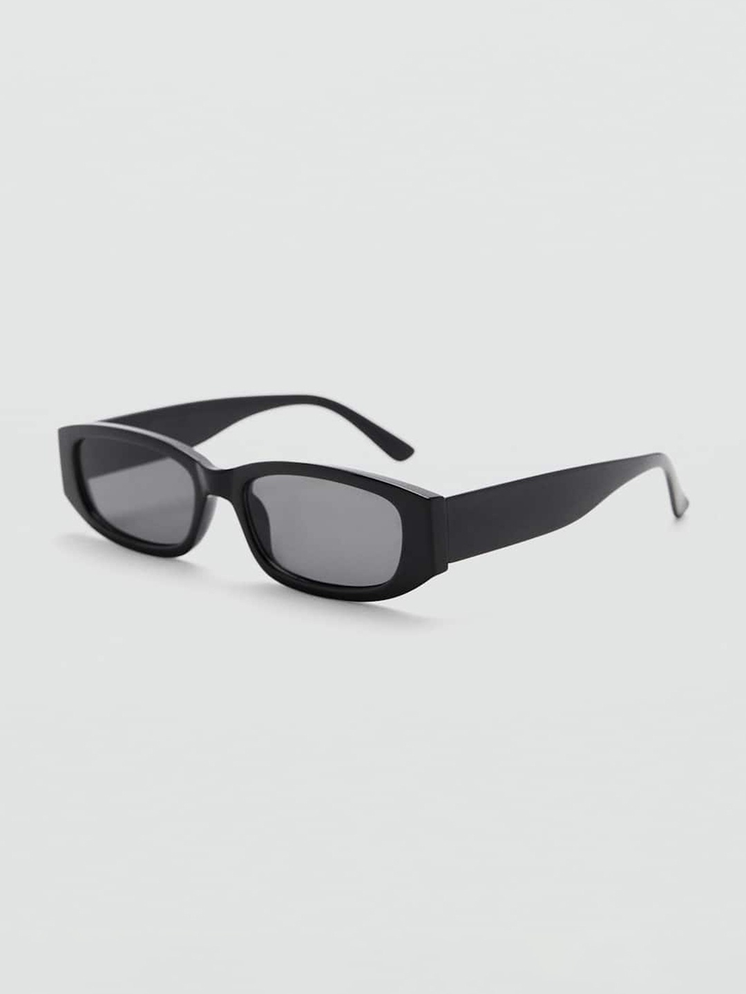 

MANGO Women Rectangle Sunglasses- 77034436-99, Black