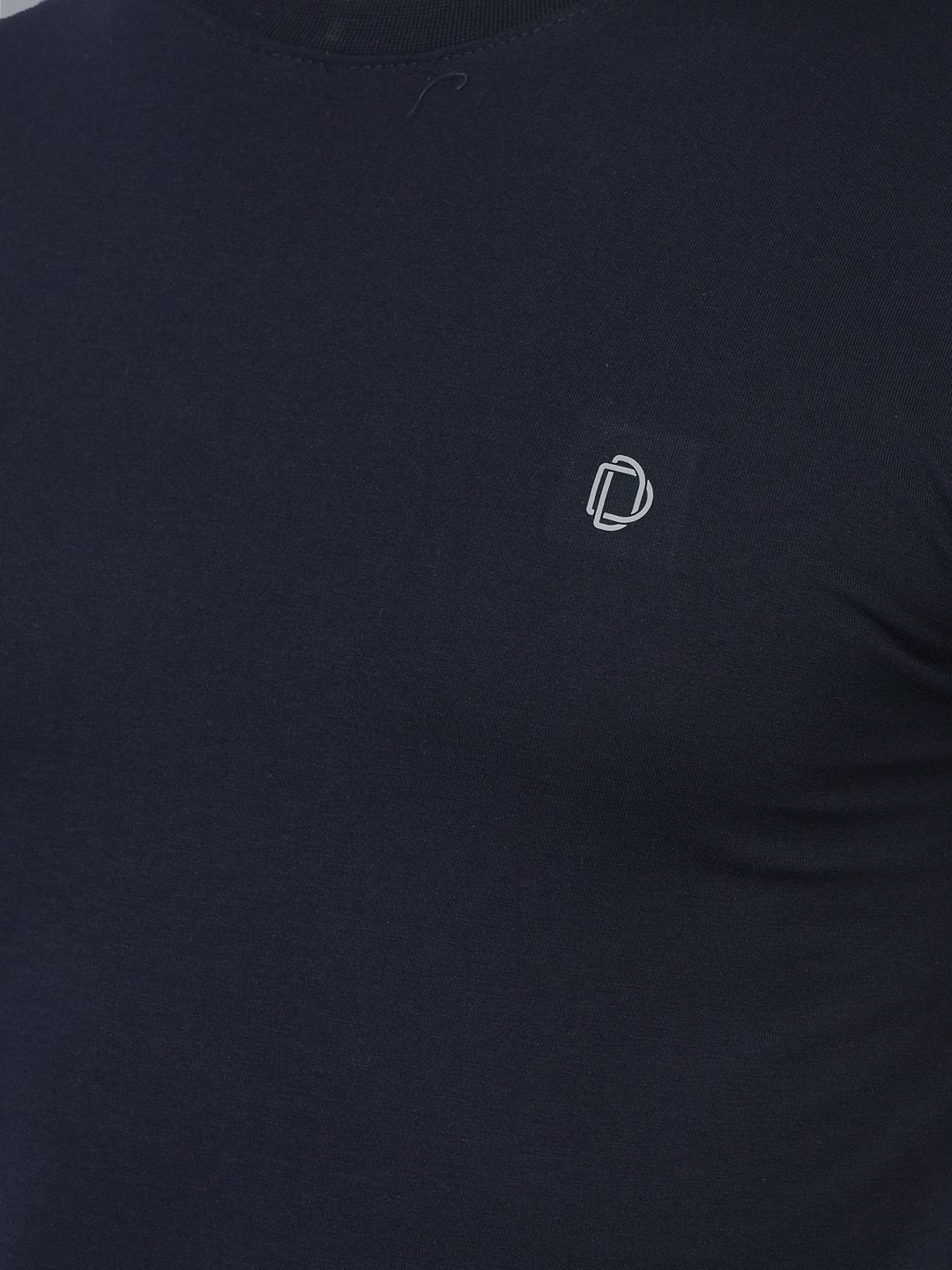 

Dollar Men Pack of 2 Cotton Round Neck T-shirt, Black