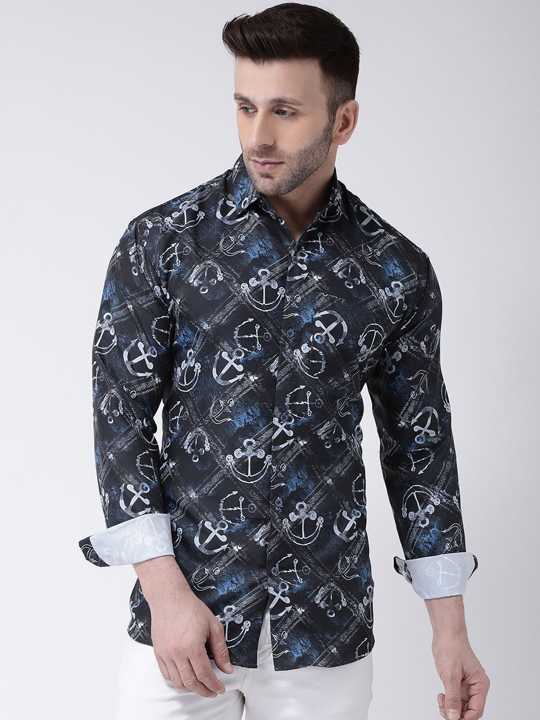 

KLOSET BY RIAG Men Classic Floral Opaque Printed Casual Shirt, Multi