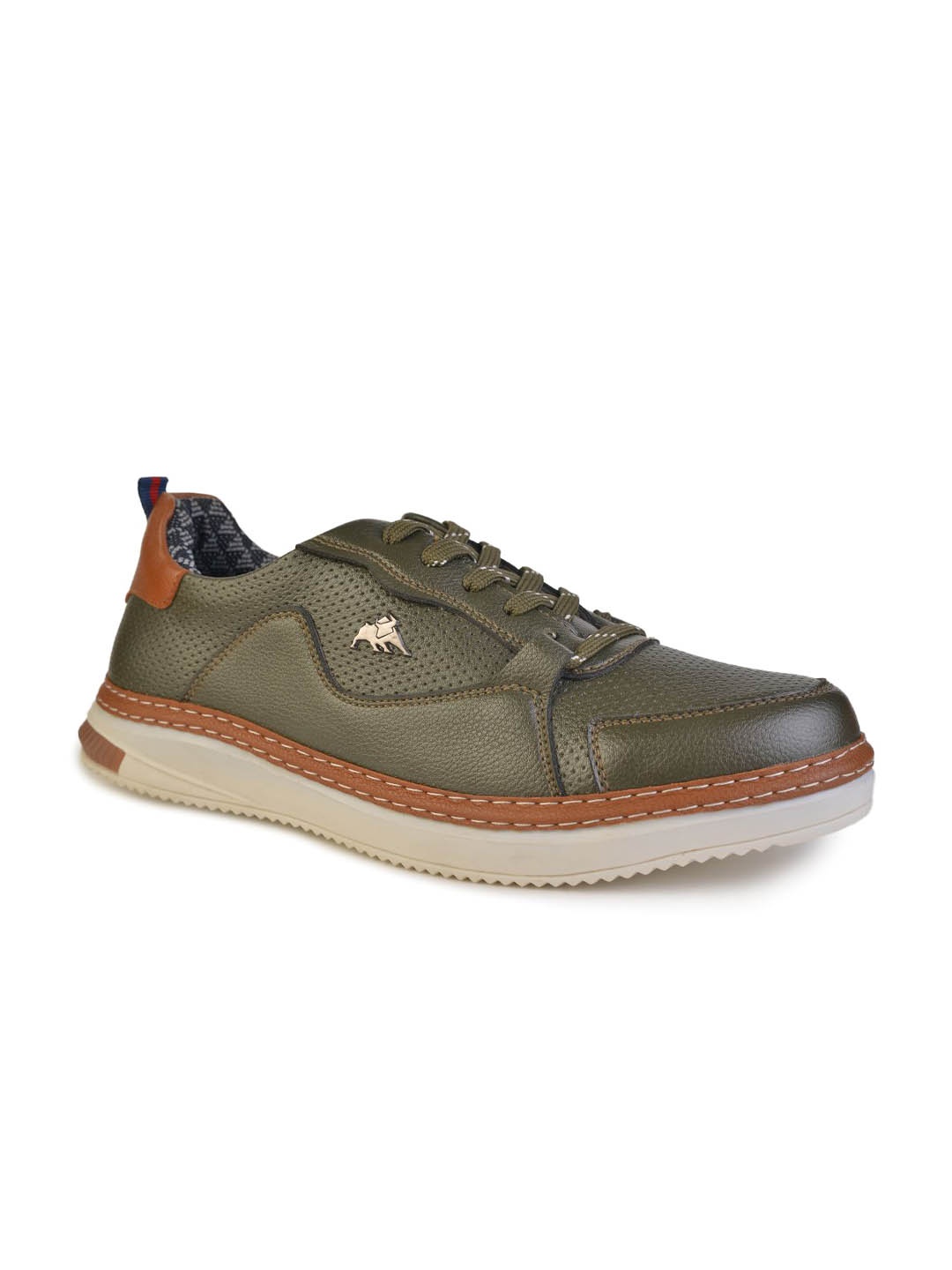 

Jaripeo by Buckaroo Men Boat Shoes, Olive